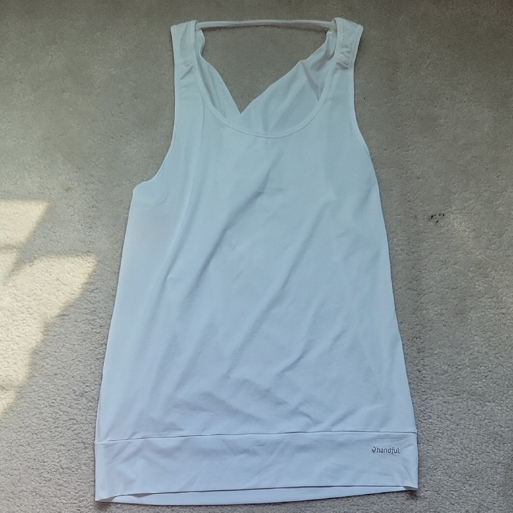 Handful Women's White Tank Top